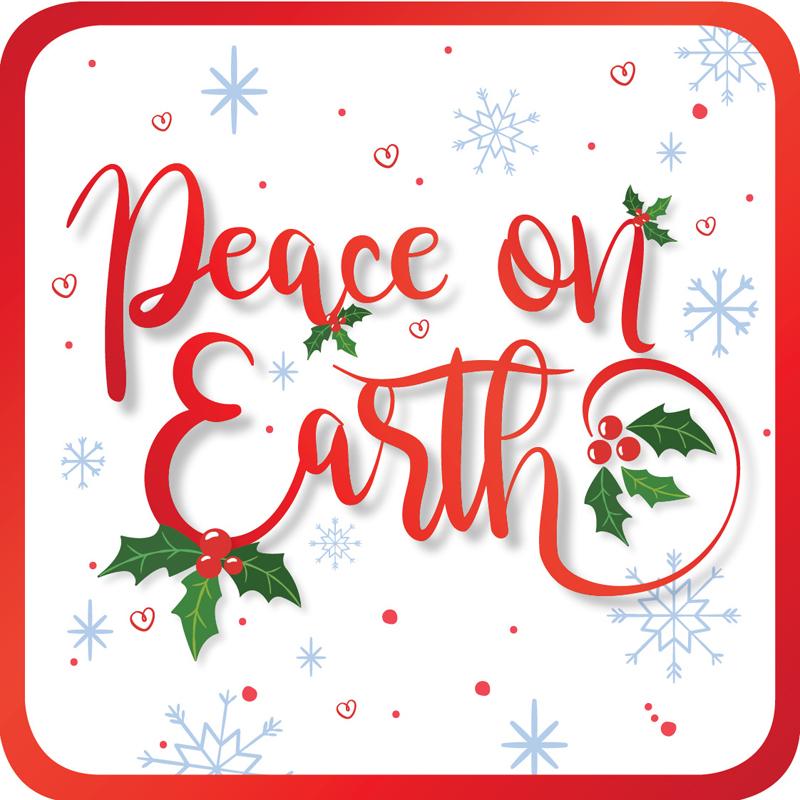 Peace on Earth Coaster - Re-vived