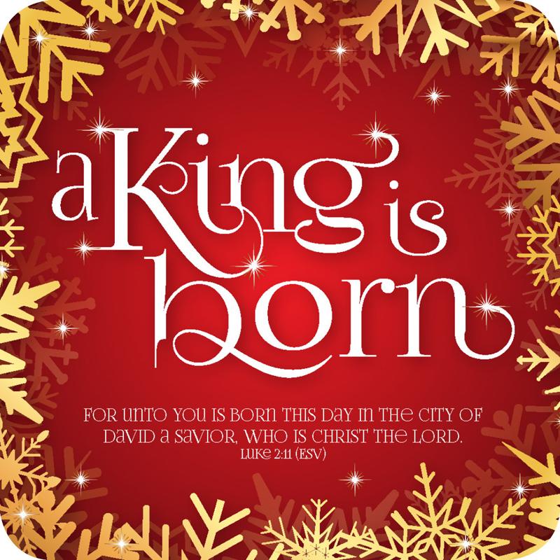 A King is Born Coaster - Re-vived