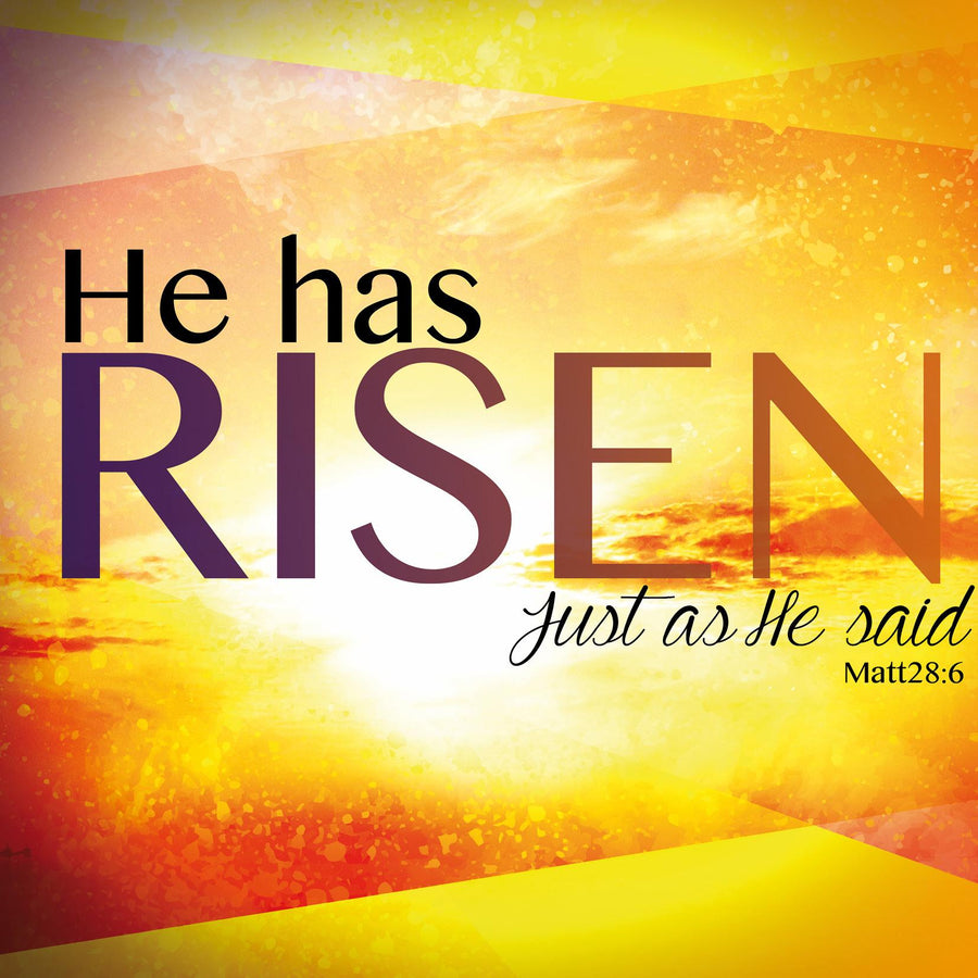 Risen, as He said Easter Cards (pack of 5) - Re-vived