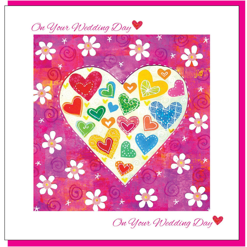 Heart Wedding Greetings Card