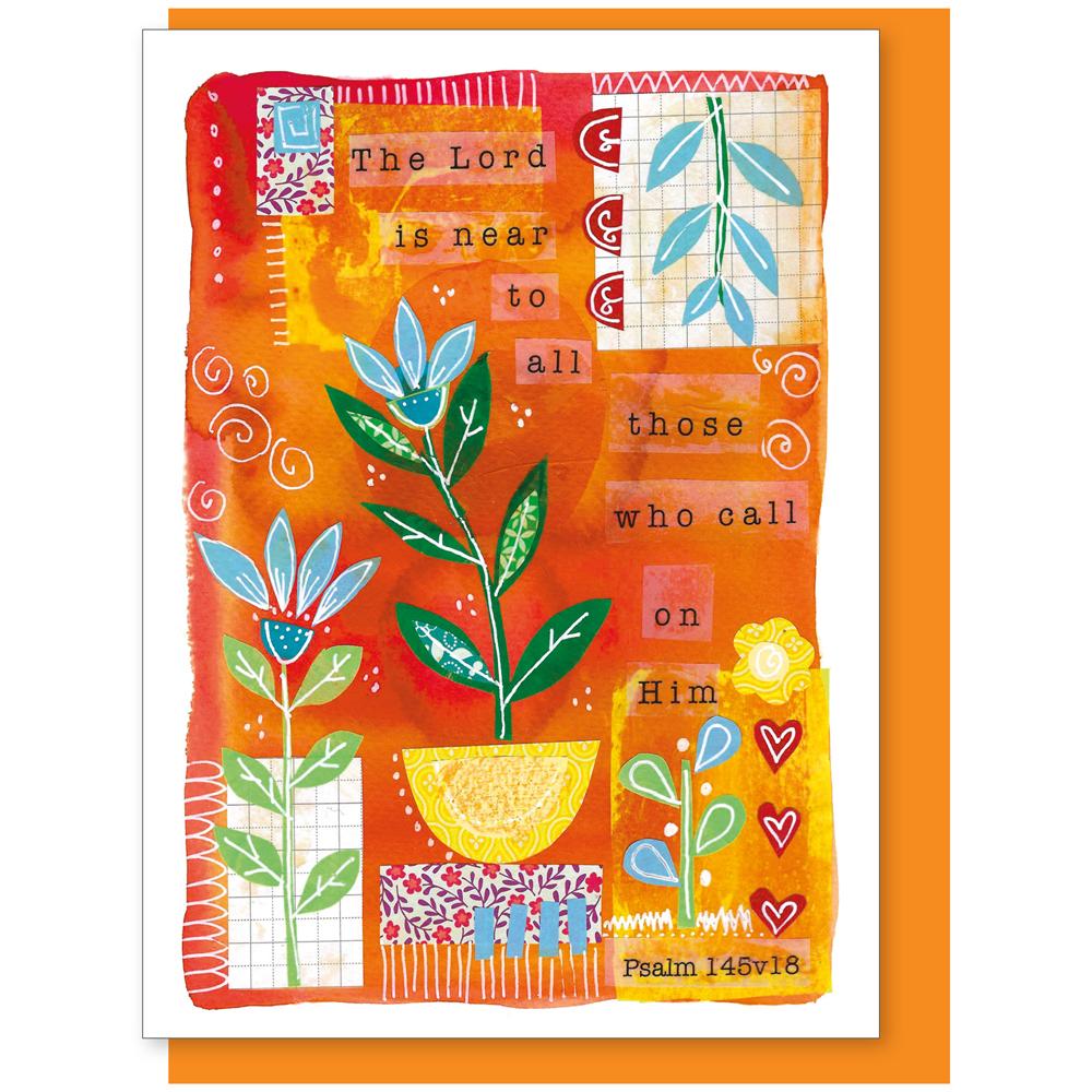 The Lord is Near Greetings Card - Re-vived