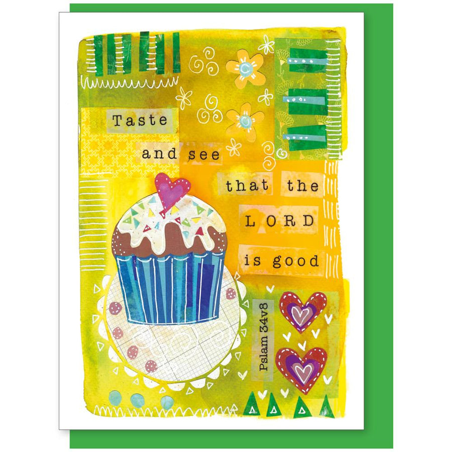 Taste and See Greetings Card - Re-vived
