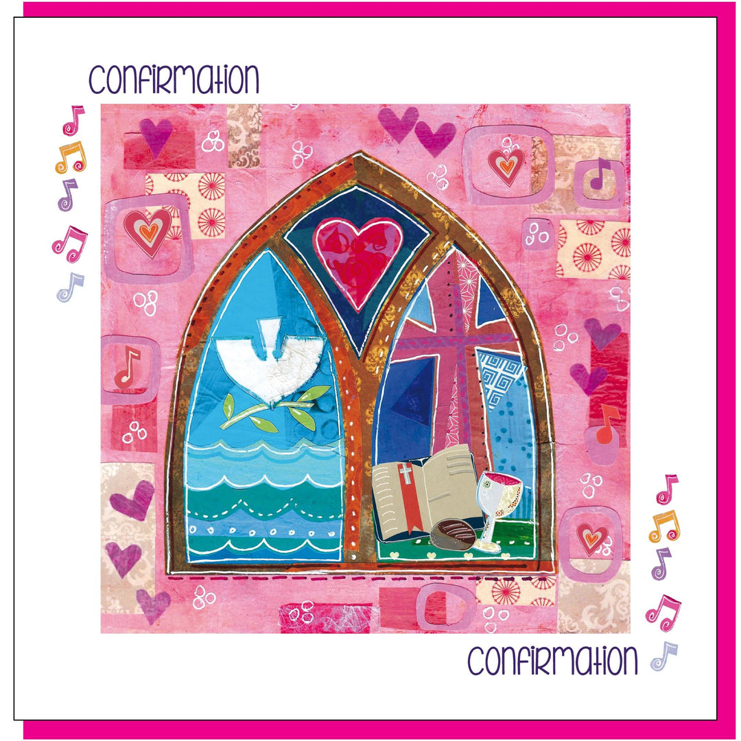 Confirmation Window Greetings Card - Re-vived