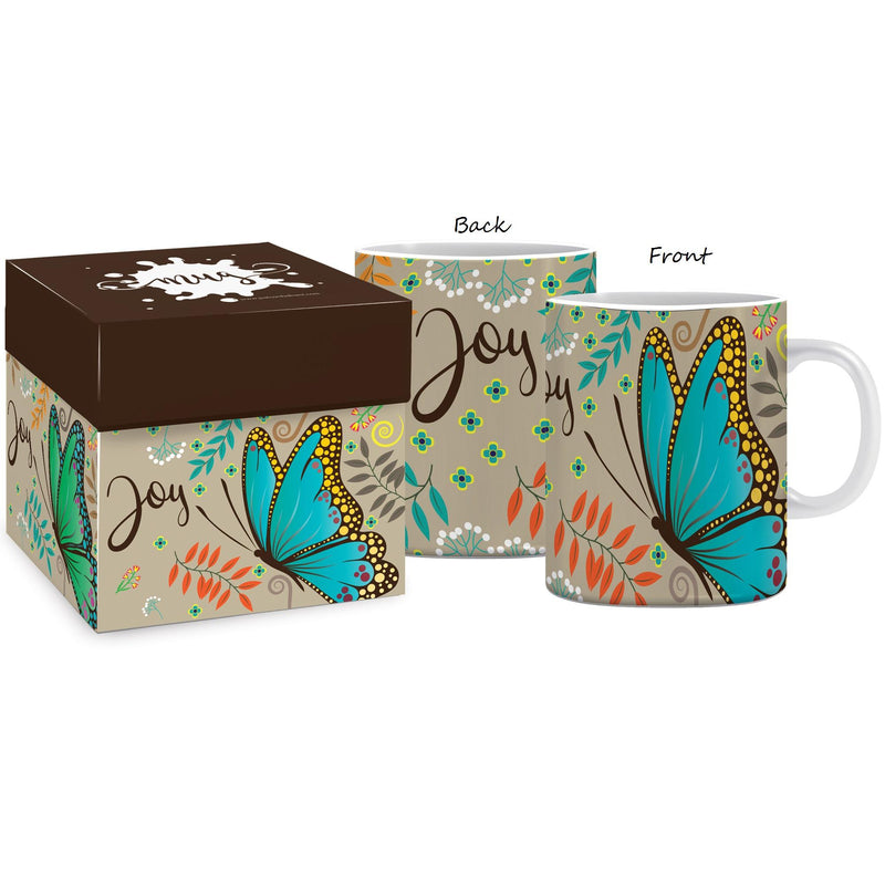 Joy butterfly Mug & Gift box