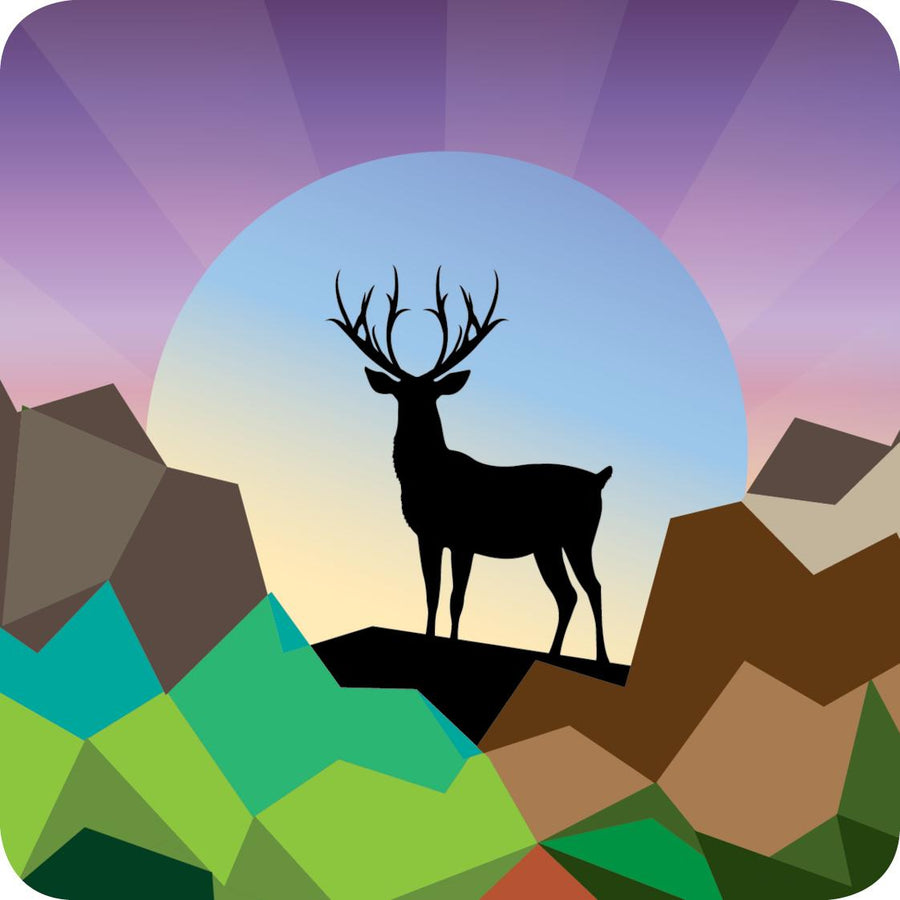 Stag Coaster - Re-vived