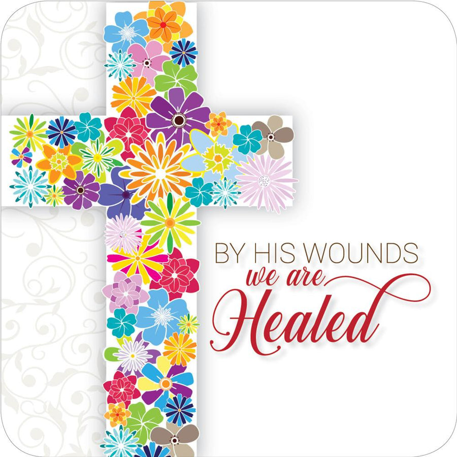 By His Wounds coaster - Re-vived