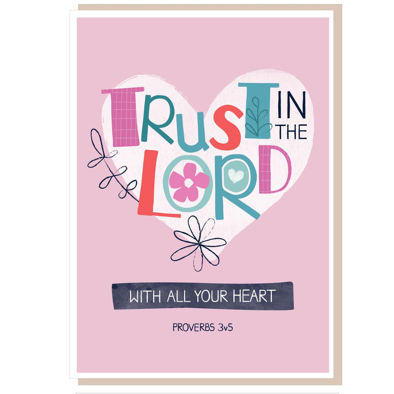 Trust in the Lord Greetings Card