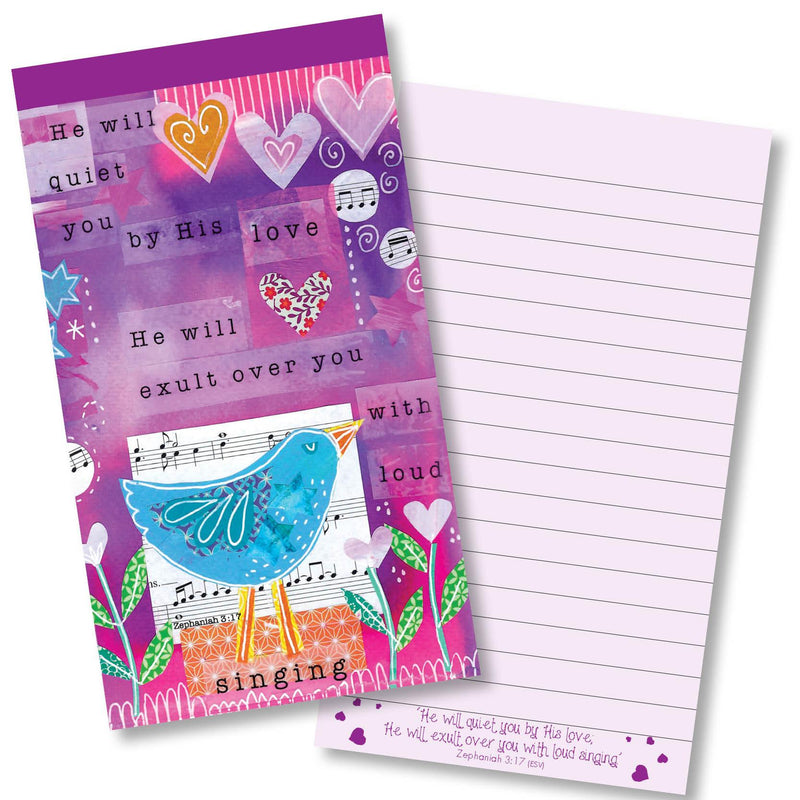 Quiet you with his love Jotter Notepad