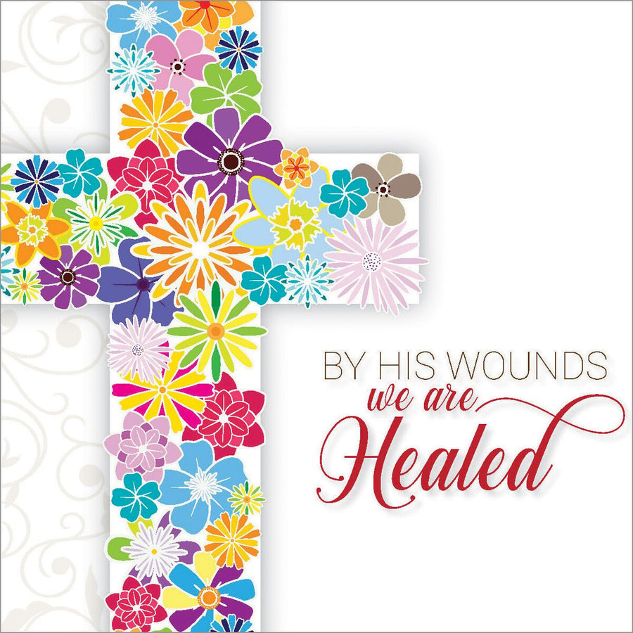 By His Wounds, We are Healed Easter Cards (pack of 5) - Re-vived