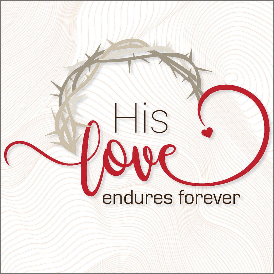 His Love Endures Forever Easter Cards (pack of 5) - Re-vived