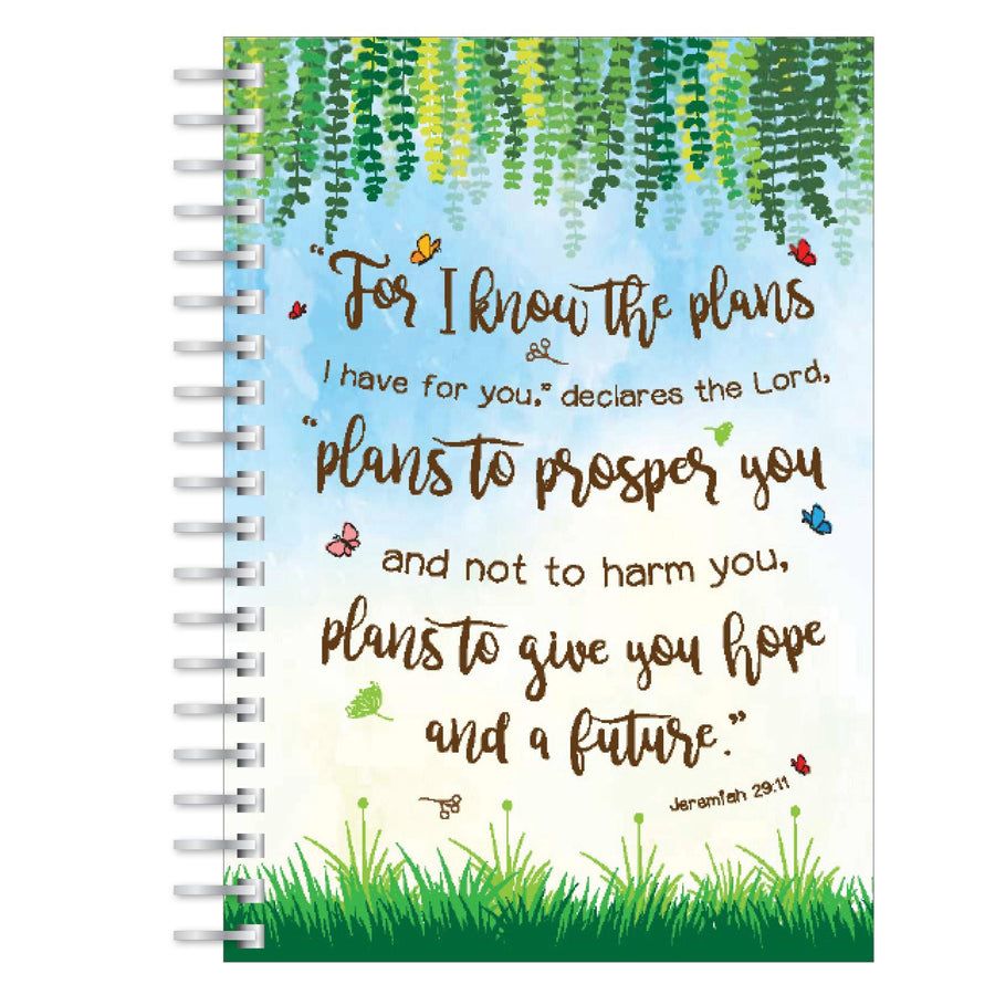Plans to Give You Hope A5 Notebook - Re-vived