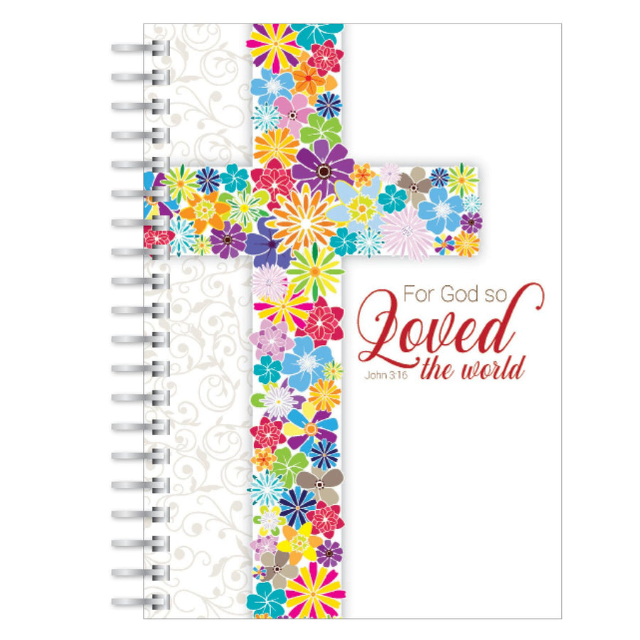 God So Loved the World A5 Notebook - Re-vived