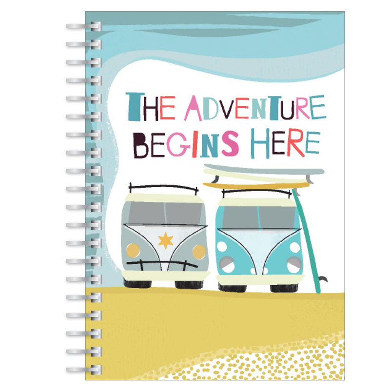 The Adventure Begins Here A5 Notebook