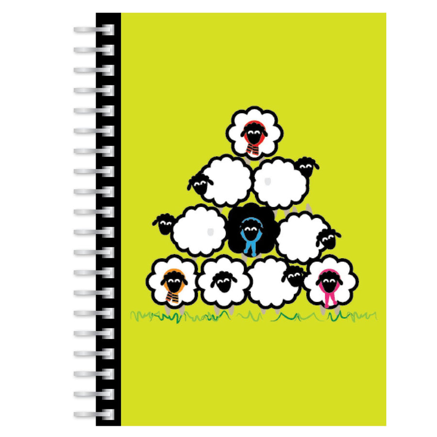 Sheep A5 Notebook - Re-vived