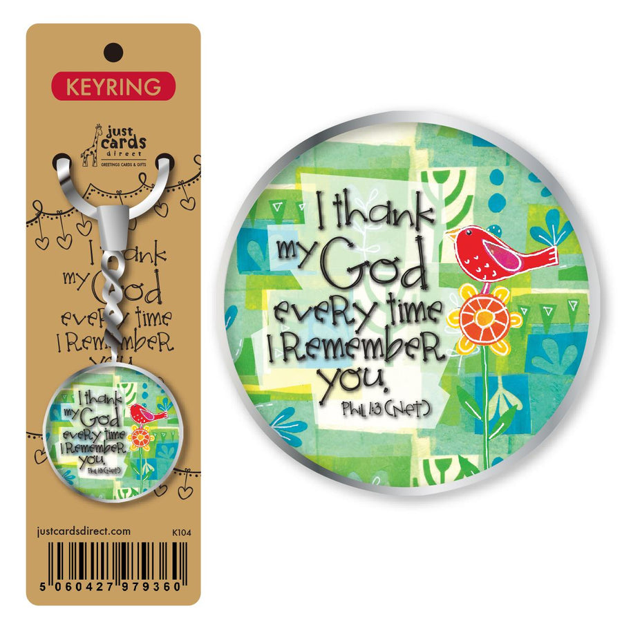 I thank my God Keyring - Re-vived