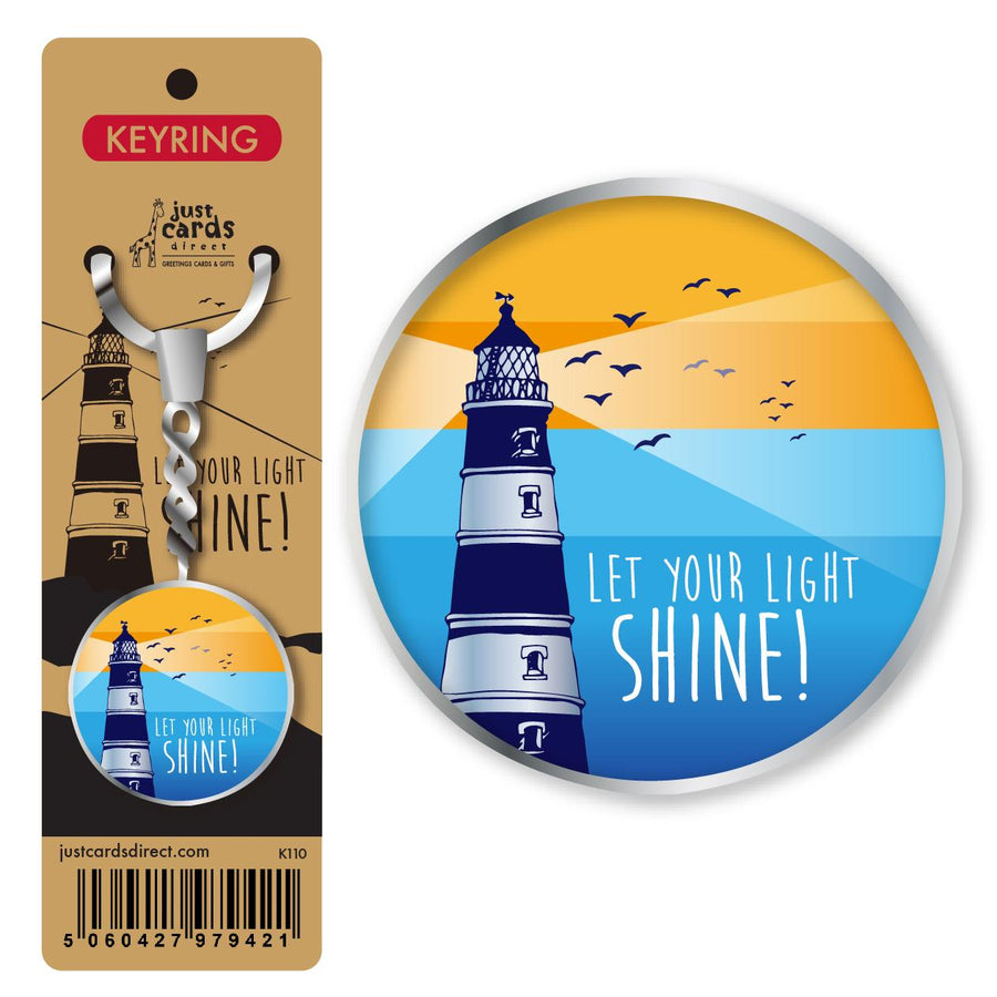 Let your light shine Keyring - Re-vived