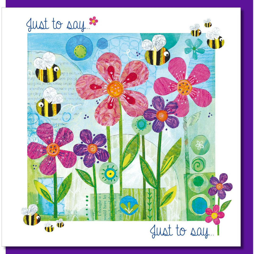 Just to say Greetings Card - Re-vived