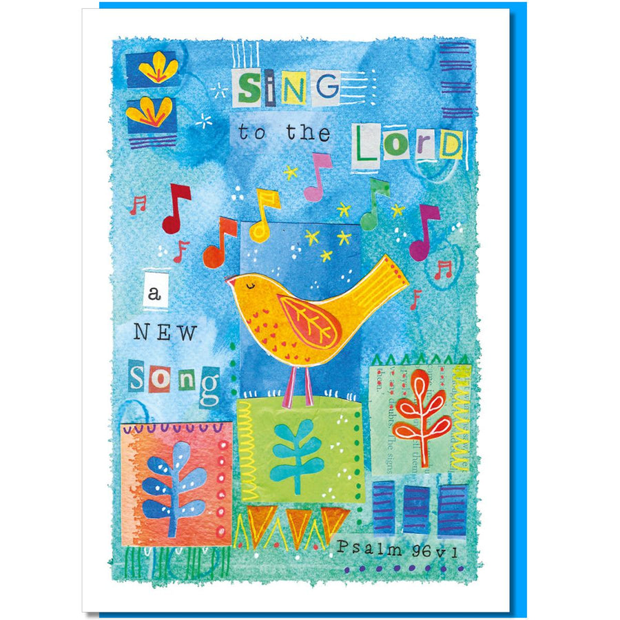 Sing to the Lord Greetings Card - Re-vived