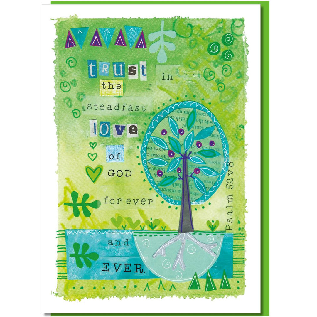 Trust in the Lord Greetings Card - Re-vived