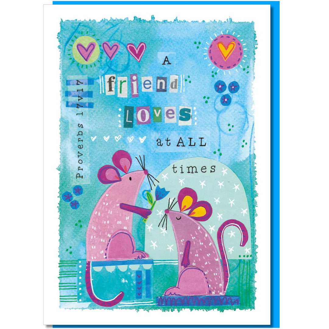 A friend loves Greetings Card - Re-vived