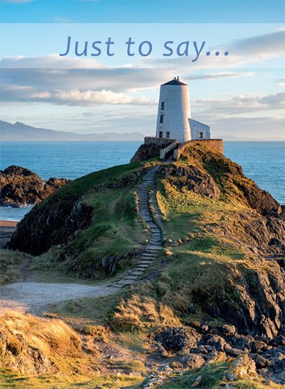 Just to Say (Lighthouse) Card