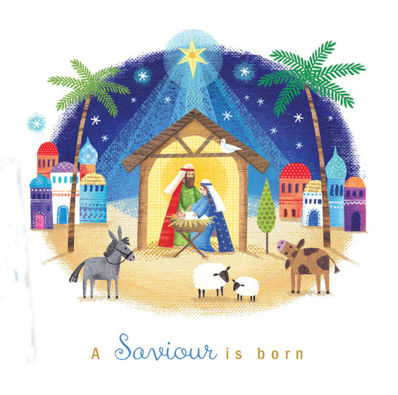Christmas Cards: Nativity Pack of 18 Minicards