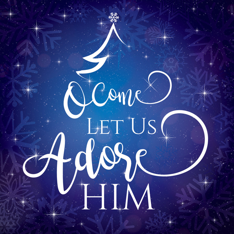 Come Let Us Adore Him Christmas Cards (Pack of 10)