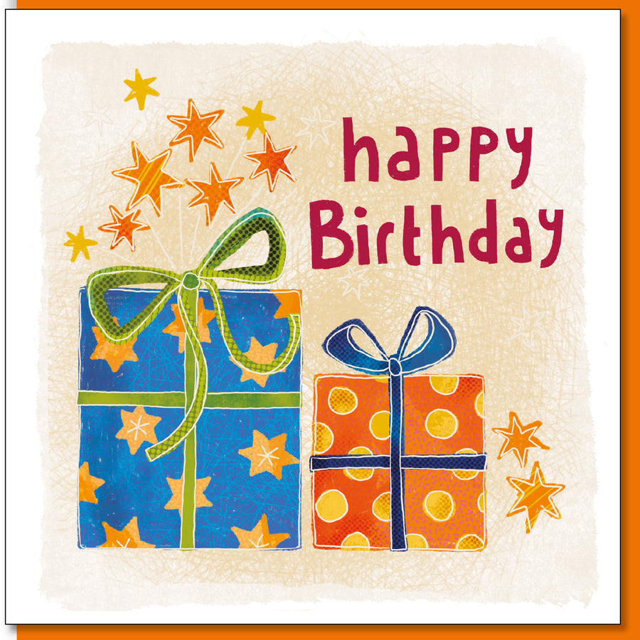 Birthday Presents Greetings Card - Re-vived