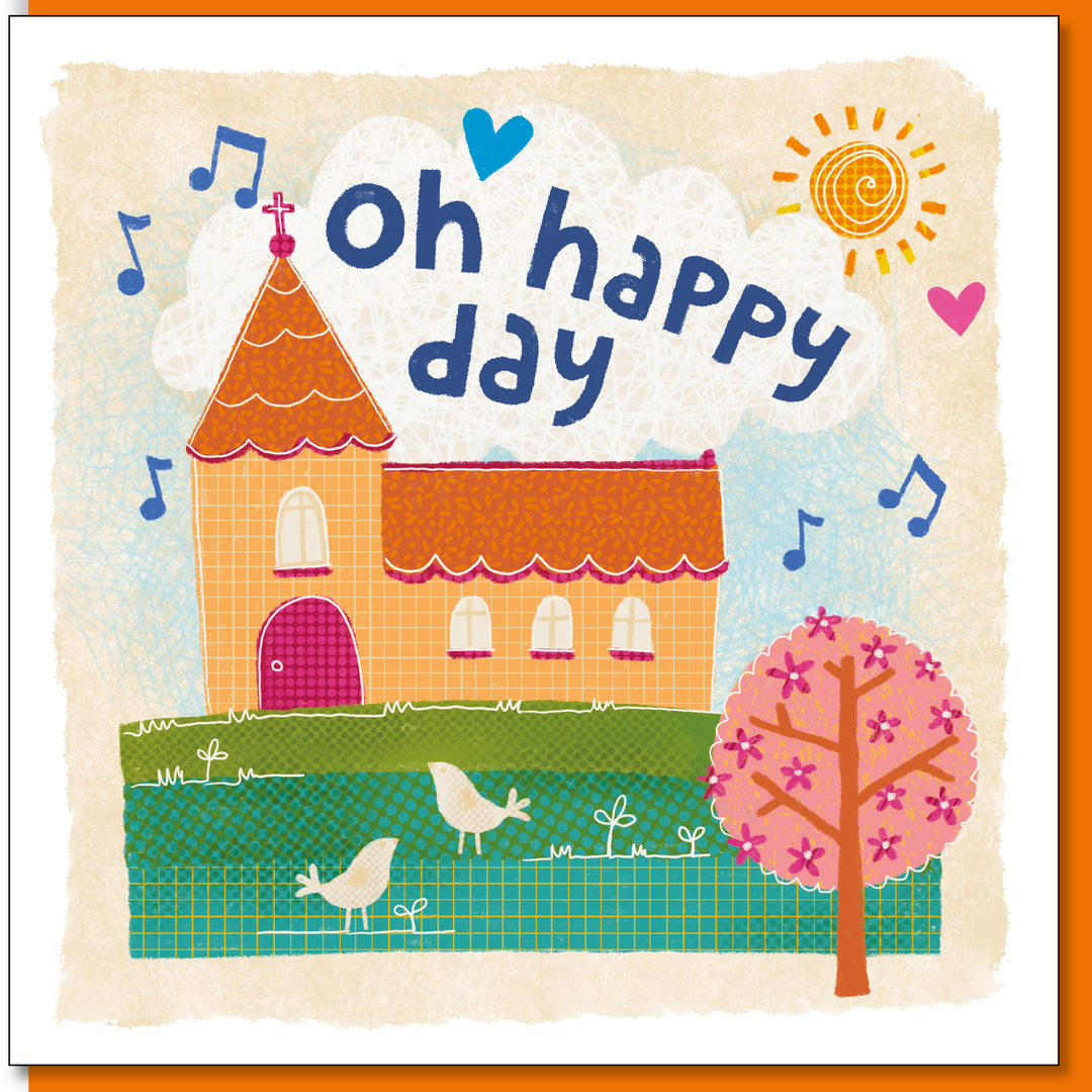 Oh Happy Day Greetings Card - Re-vived
