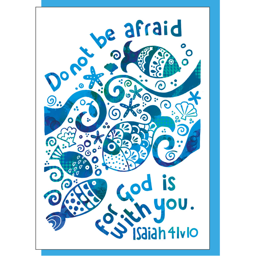 Do Not Be Afraid Greetings Card - Re-vived
