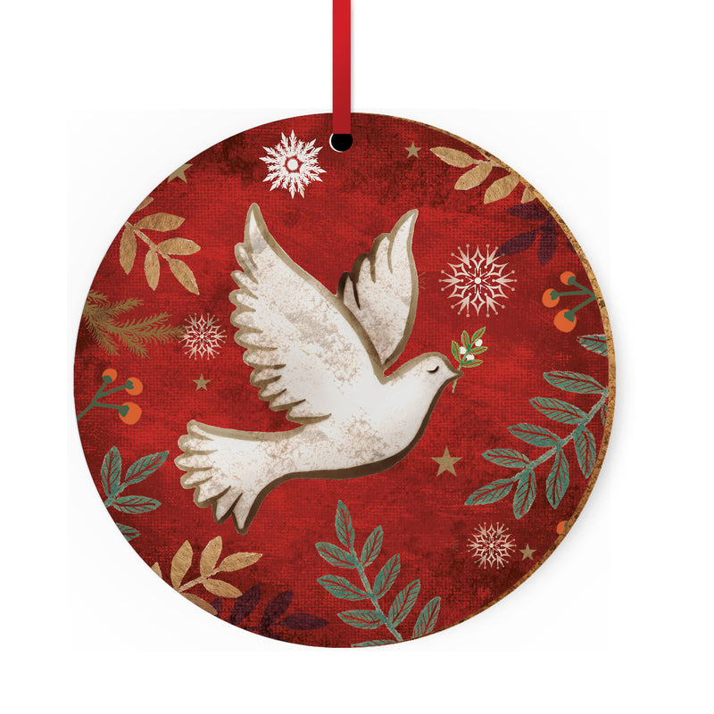 Dove Ceramic Christmas Decoration