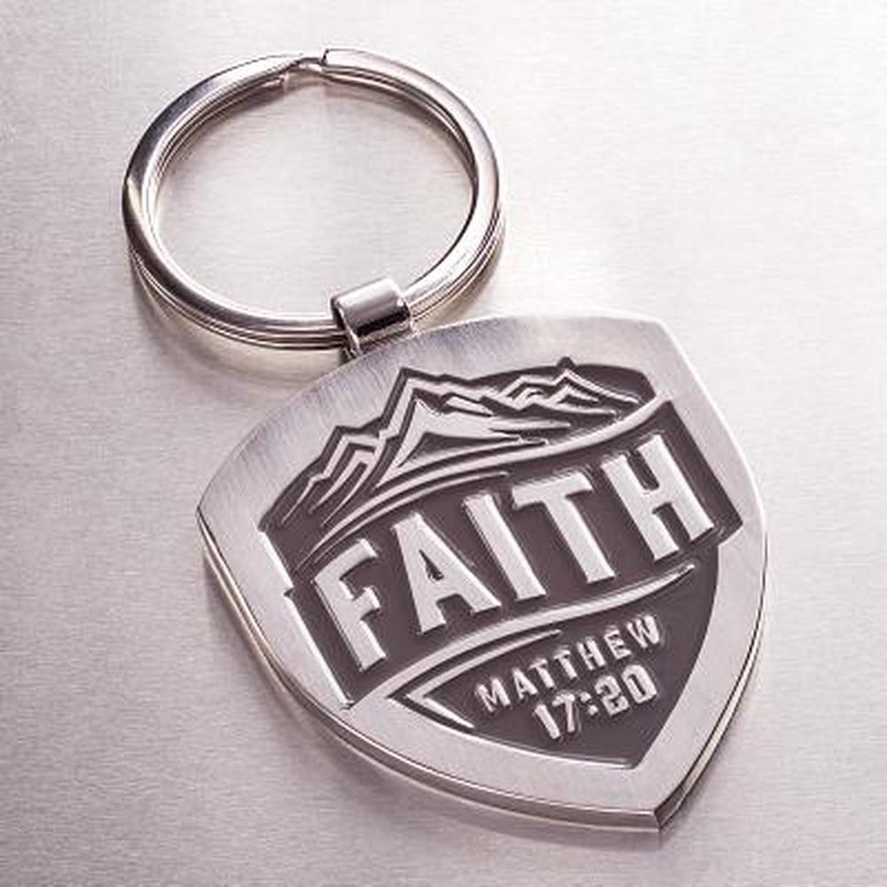 Faith Metal Keyring - Re-vived