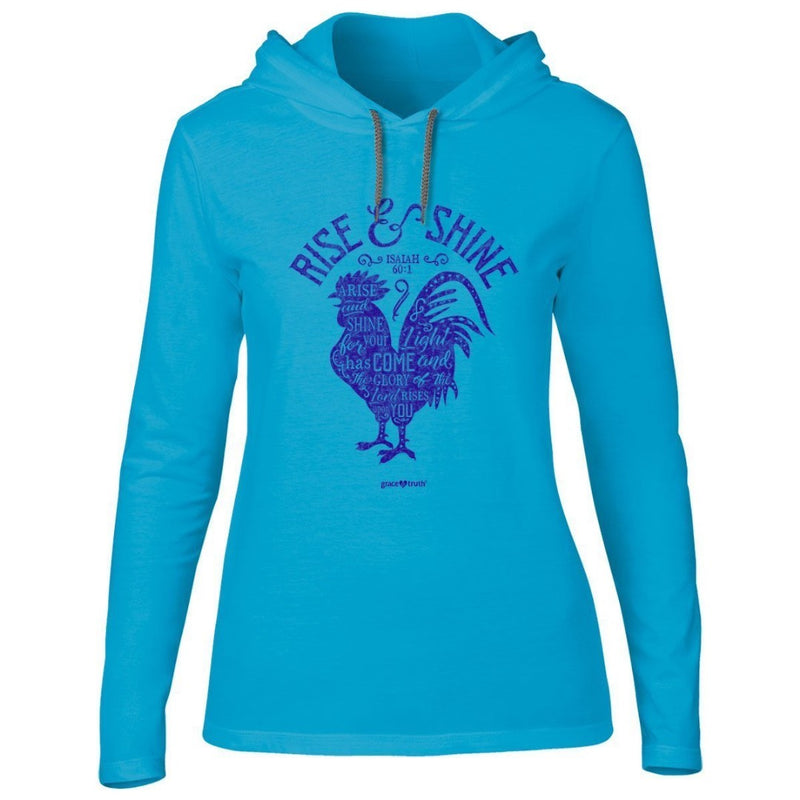 Rise and Shine Hooded T-Shirt, 2XLarge