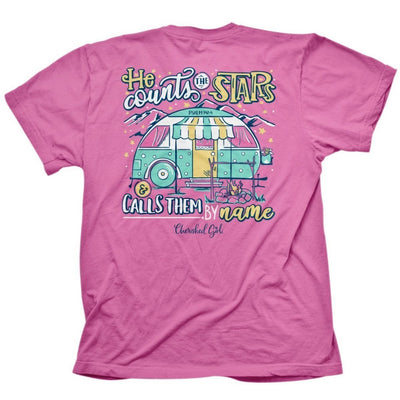 Star Camper Cherished Girl T-Shirt, Medium - Re-vived