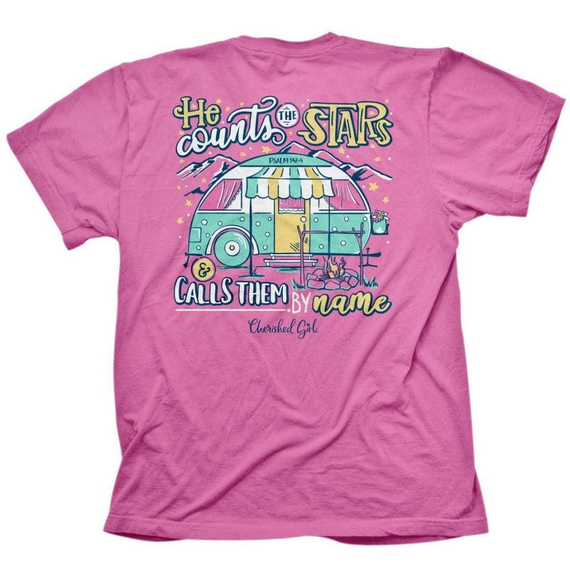 Star Camper Cherished Girl T-Shirt, Medium