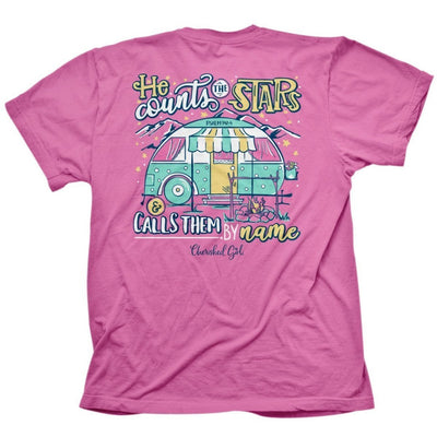 Star Camper Cherished Girl T-Shirt, Large - Re-vived
