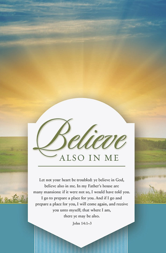Believe Also In Me Bulletin (Pack of 100) - Re-vived