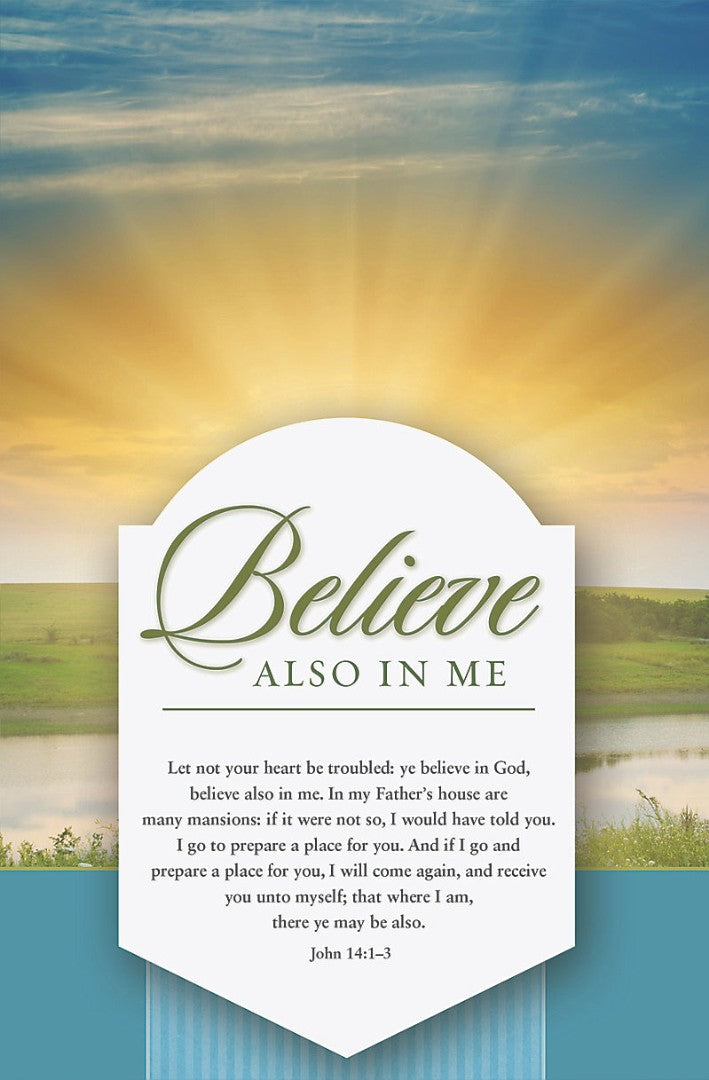 Believe Also In Me Bulletin (Pack of 100)