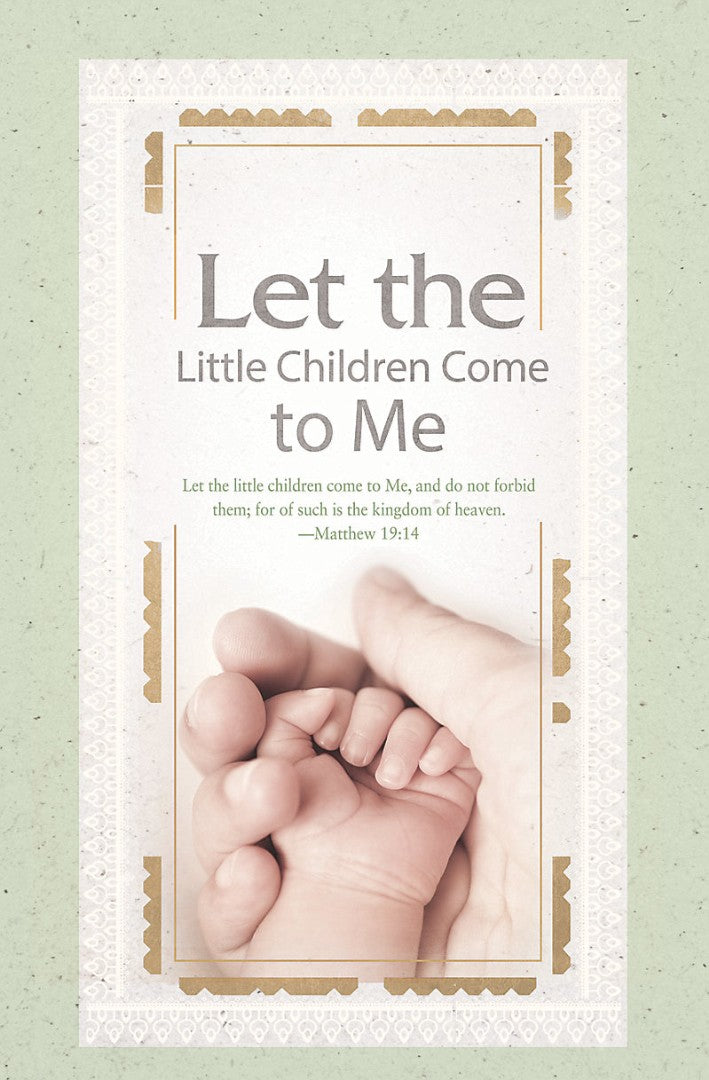 Let The Little Children Come To Me Bulletin (Pack of 100)