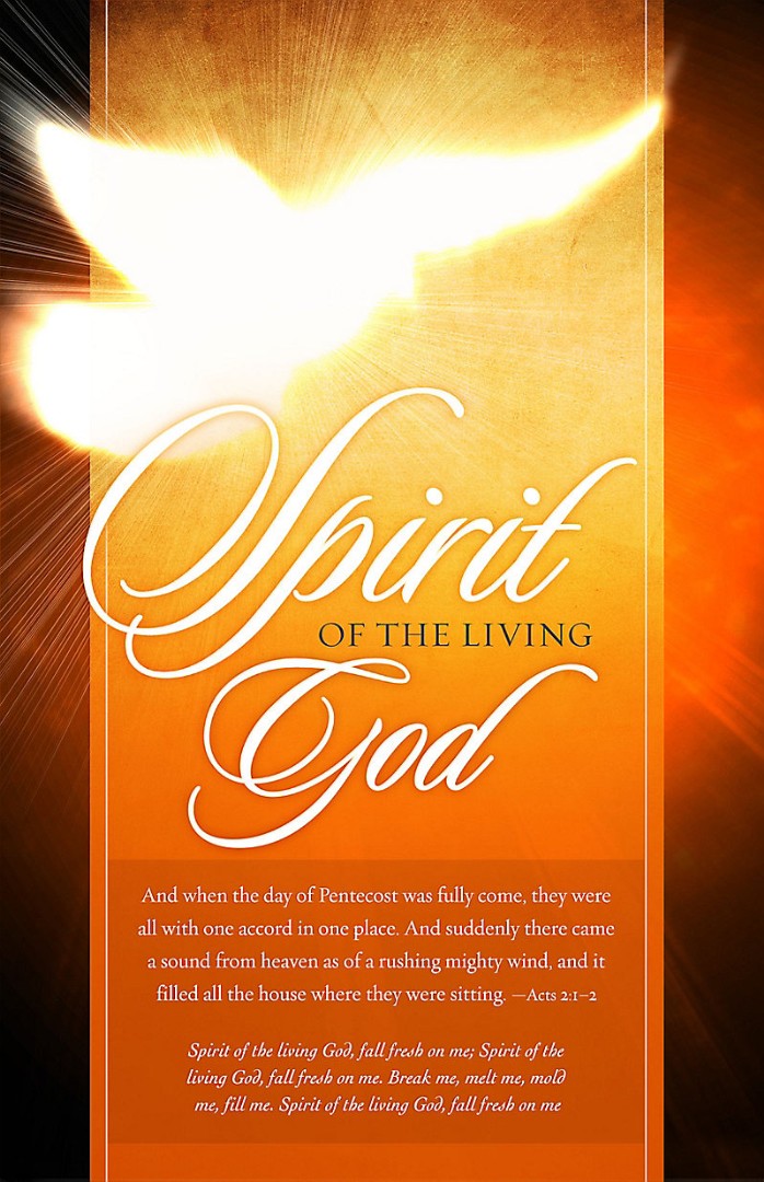 Spirit Of The Living God Bulletin (Pack of 100)