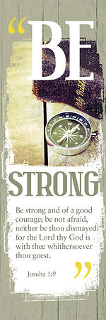 Be Strong Male Bookmark (Pack of 25) - Re-vived