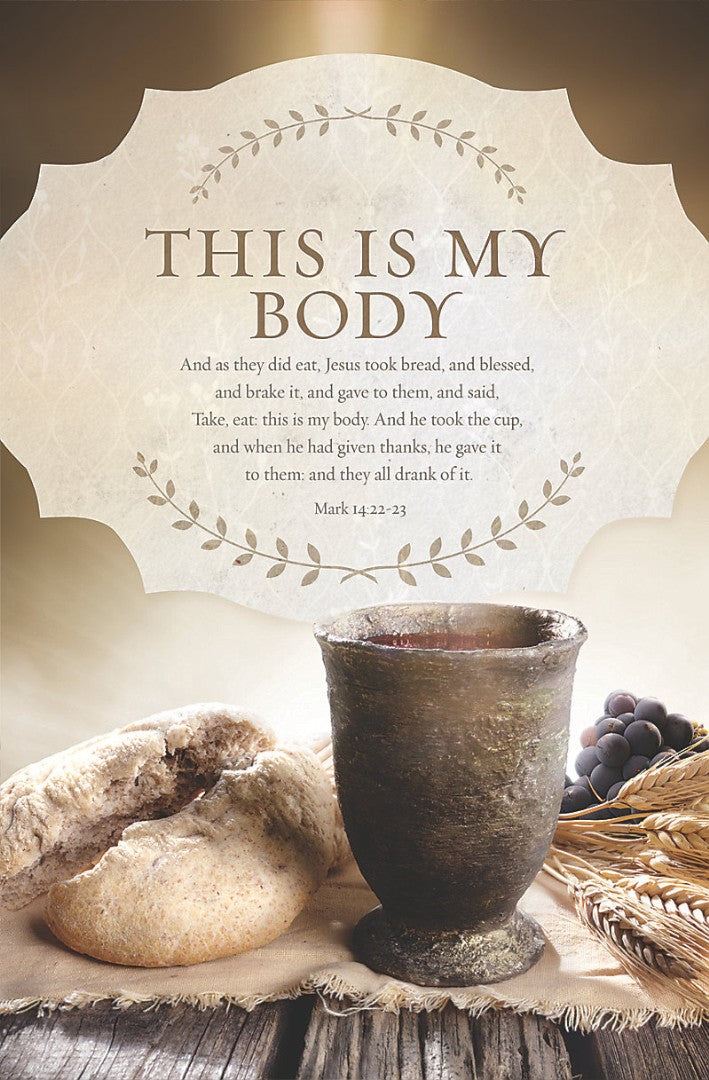Communion Mark 14:22-23 Bulletin (Pack of 100) - Re-vived