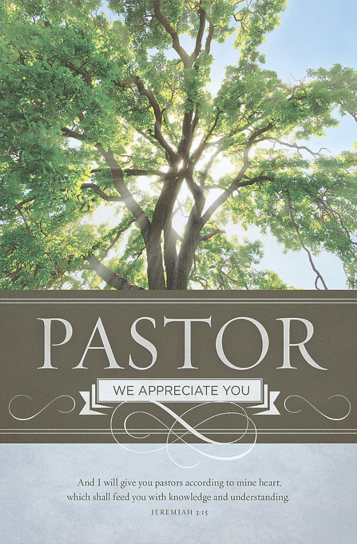 Pastor We Appreciate You Bulletin (Pack of 100)