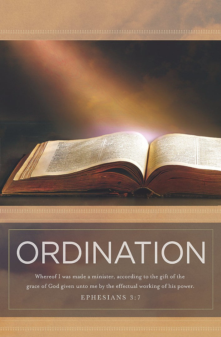 Ordination Bulletin (Pack of 100)