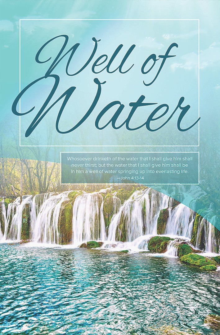 Well Of Water Bulletin (Pack of 100) - Re-vived