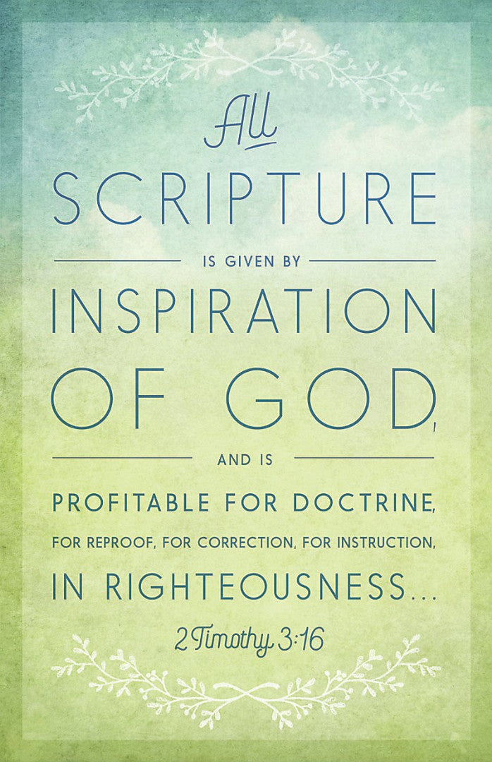 All Scripture Bulletin (Pack of 100) - Re-vived