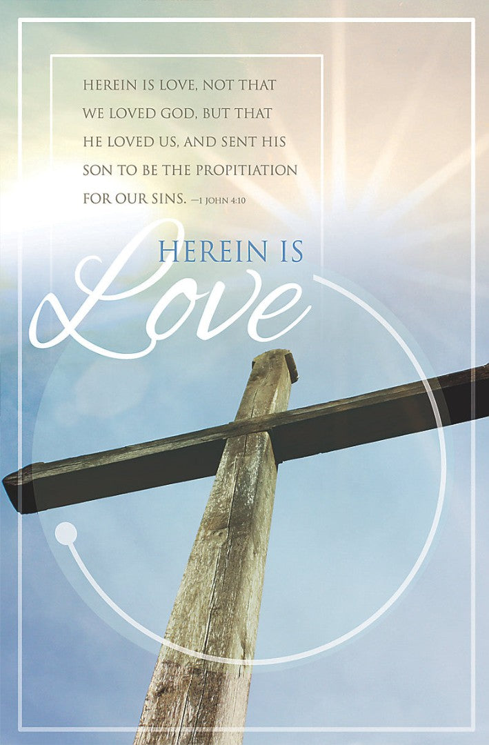 Herein Is Love Bulletin (Pack of 100) - Re-vived