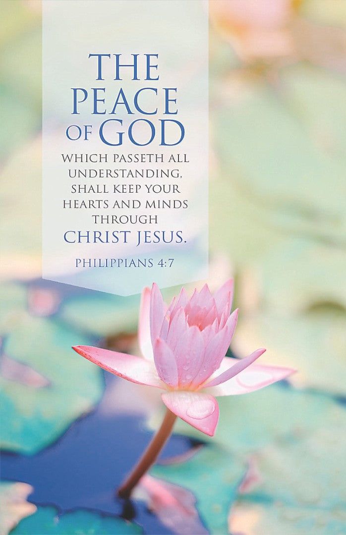 Peace Of God Bulletin (Pack of 100) - Re-vived