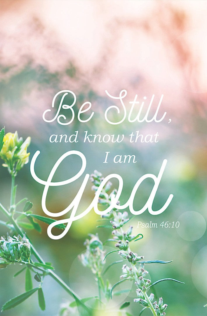 Know That I Am God Bulletin (Pack of 100) - Re-vived