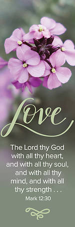 Love The Lord Bookmark (Pack of 25)